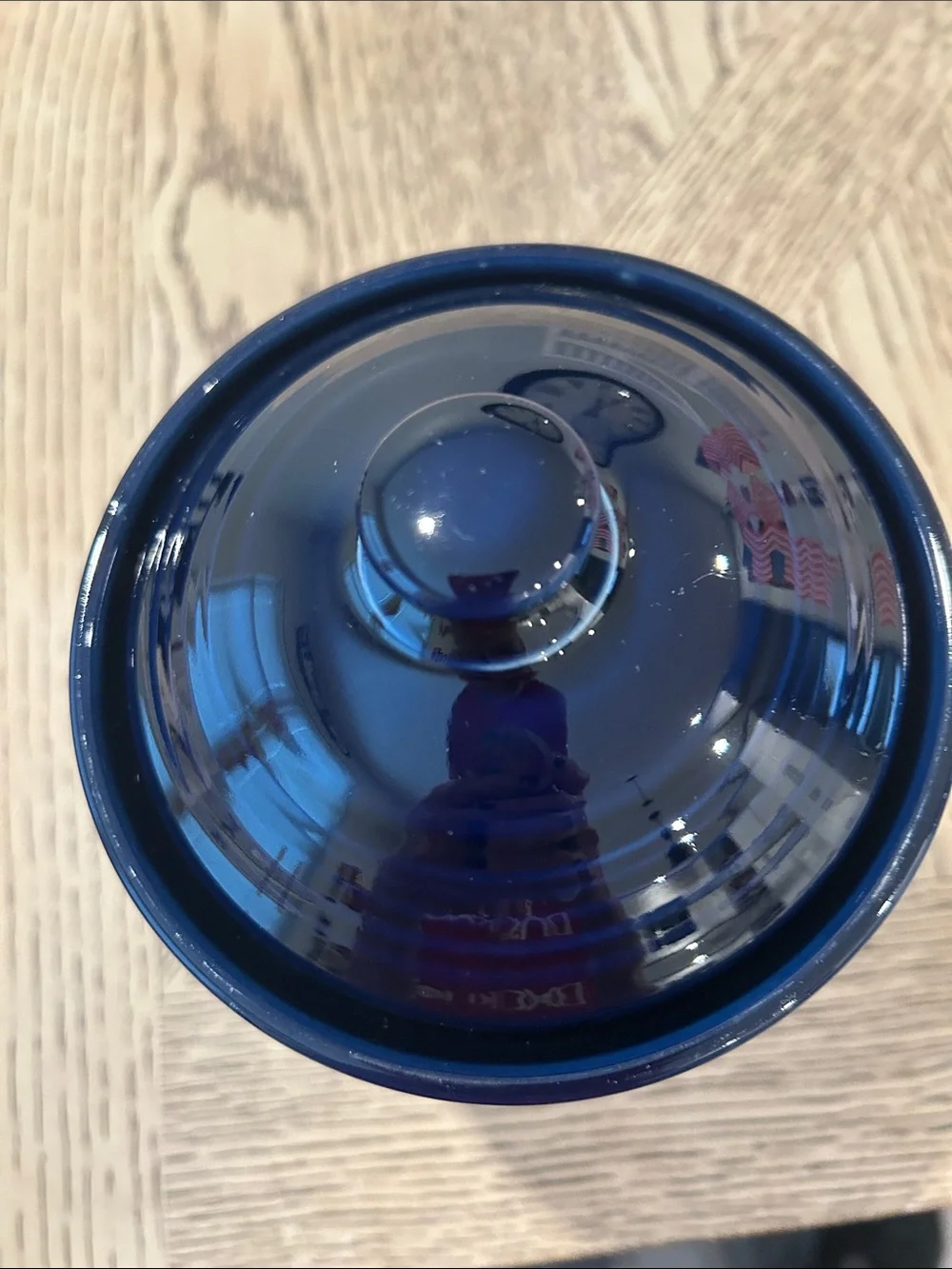 Fiesta Cobalt Blue Ceramic Lidded Canister